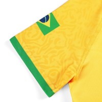 GROUND GAME Rashguard MMA Dziecięcy Brazil Football Krótki Rękaw