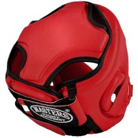 MASTERS Kask Bokserski Turniejowy KTOP-PU Czerwony