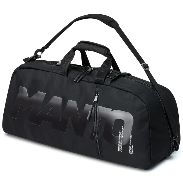 MANTO Torba Treningowa do Sportów Walki z Funkcją Plecaka BLACKOUT