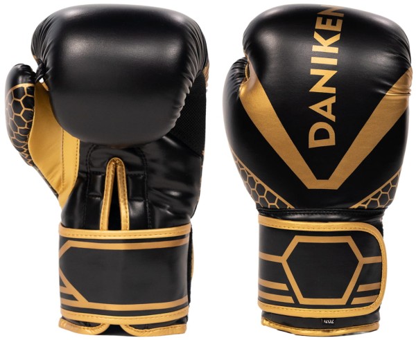 DANIKEN Rękawice Bokserskie ARMOR Czarno-Złote