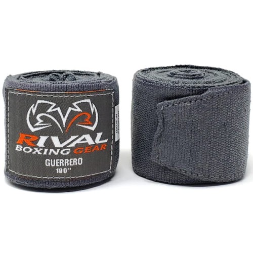 Owijki RIVAL Bandaże Bokserskie GUERRERO Ciemnoszare 3m (lekko elastyczne)
