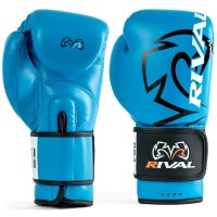 RIVAL Rękawice Bokserskie Przyrządowe RB4 AERO BAG GLOVES Aqua (Jasnoniebieskie)