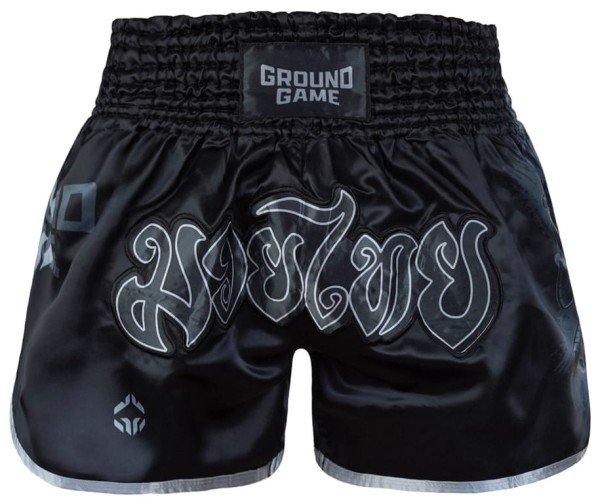 GROUND GAME Spodenki Muay Thai SAMURAI SHADOW