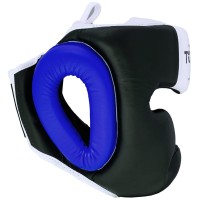 TOP KING Kask Bokserski Extra Coverage Niebiesko-Czarno-Biały