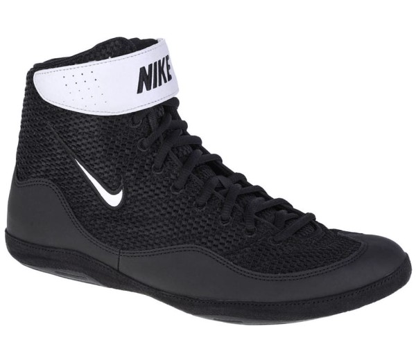 NIKE Buty Zapaśnicze / Bokserskie INFLICT 3 Czarne z Białym Rzepem
