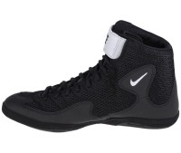 NIKE Buty Zapaśnicze / Bokserskie INFLICT 3 Czarne z Białym Rzepem