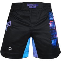 GROUND GAME Spodenki MMA Cyber Samurai