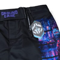 GROUND GAME Spodenki MMA Cyber Samurai