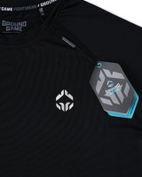 GROUND GAME Rashguard MMA Essential Platinum Krótki Rękaw