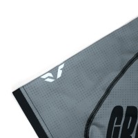 GROUND GAME Rashguard MMA Dziecięcy IBJJF Szary Krótki Rękaw