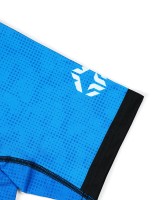 GROUND GAME Rashguard MMA IBJJF 2.0 Niebieski Krótki Rękaw