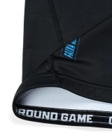 GROUND GAME Rashguard MMA IBJJF 2.0 Niebieski Krótki Rękaw