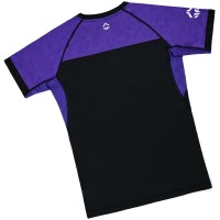 GROUND GAME Rashguard MMA IBJJF 2.0 Purpurowy Krótki Rękaw
