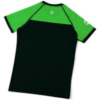 GROUND GAME Rashguard MMA Dziecięcy IBJJF Zielony Krótki Rękaw