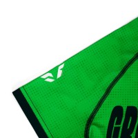 GROUND GAME Rashguard MMA Dziecięcy IBJJF Zielony Krótki Rękaw