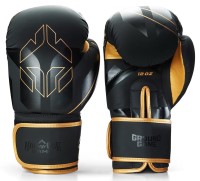 GROUND GAME Rękawice Bokserskie LOGO 3.0 GOLD