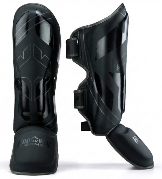 GROUND GAME Ochraniacze Piszczeli i Stopy Grube LOGO 3.0 SHADOW