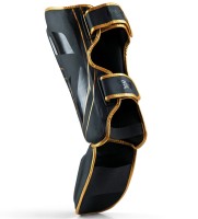 GROUND GAME Ochraniacze Piszczeli i Stopy Grube LOGO 3.0 GOLD