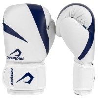 OVERLORD Rękawice Bokserskie RIVEN Biało-Niebieskie