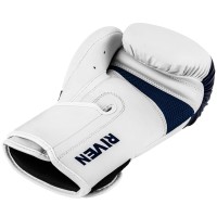 OVERLORD Rękawice Bokserskie RIVEN Biało-Niebieskie