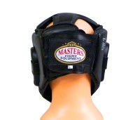 MASTERS Kask Karate / Krav Maga z Maską Kratką Plastikową Czarny WAKO