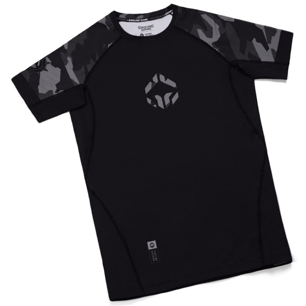 GROUND GAME Rashguard MMA Military Krótki Rękaw