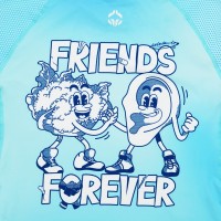 GROUND GAME Rashguard MMA Friends Forever Krótki Rękaw