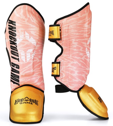 GROUND GAME Ochraniacze Piszczeli i Stopy Grube PRIME PINK