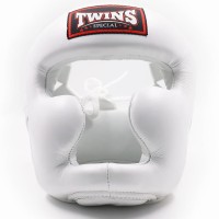 TWINS SPECIAL Kask Bokserski Sparingowy HGL-3 Biały