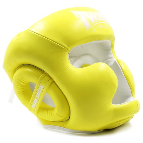 TWINS SPECIAL Kask Bokserski Sparingowy HGL-3P Żółty Cytrynowy