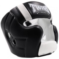 TWINS SPECIAL Kask Bokserski Sparingowy HGL-11 Czarno-Biały