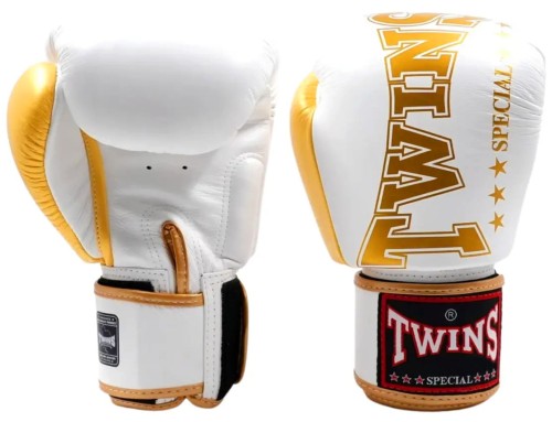 TWINS SPECIAL Rękawice Bokserskie BGVL3-2TA Biało-Złote