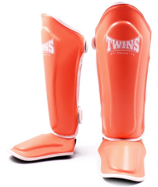 TWINS SPECIAL Ochraniacze Piszczeli i Stopy SGL-10P Pomarańczowe Mandarynkowe