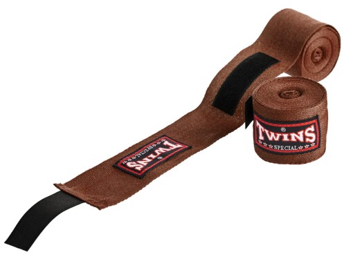 Owijki TWINS SPECIAL Bandaże Bokserskie CH-1 Brązowe 5m (bawełniane)