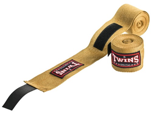 Owijki TWINS SPECIAL Bandaże Bokserskie CH-1 Złote 5m (bawełniane)