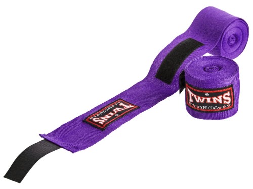 Owijki TWINS SPECIAL Bandaże Bokserskie CH-1 Fioletowe 5m (bawełniane)