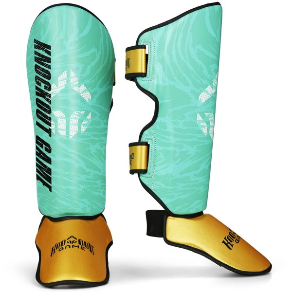 GROUND GAME Ochraniacze Piszczeli i Stopy Lekkie PRIME GREEN