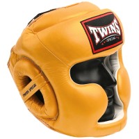 TWINS SPECIAL Kask Bokserski Sparingowy HGL-6 Złoty