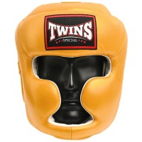 TWINS SPECIAL Kask Bokserski Sparingowy HGL-6 Złoty
