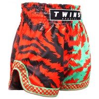 TWINS SPECIAL Spodenki Muay Thai JUNGLE Kolorowe