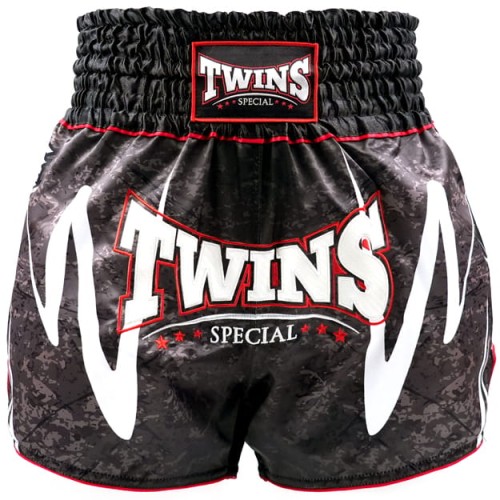 TWINS SPECIAL Spodenki Muay Thai RUSTY Czarne
