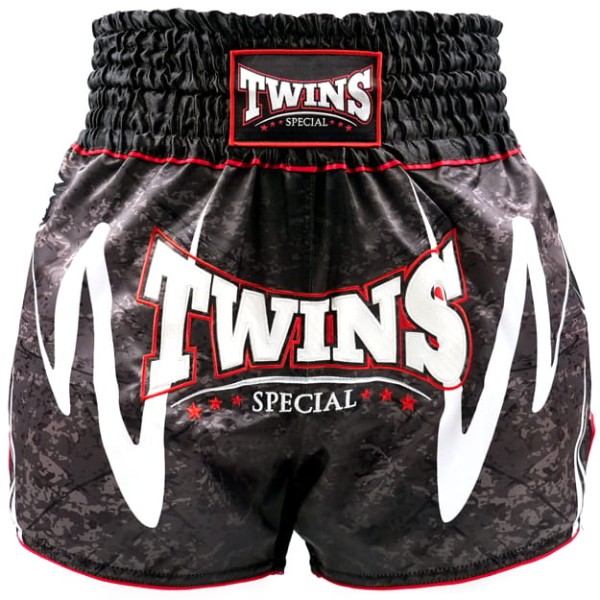 TWINS SPECIAL Spodenki Muay Thai RUSTY Czarne