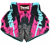TWINS SPECIAL Spodenki Muay Thai CANDY Różowo-Niebieskie