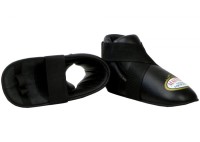 MASTERS Ochraniacze Stóp - Kopacze do Kickboxingu / Taekwondo ITF Czarne OSPU-1 WAKO