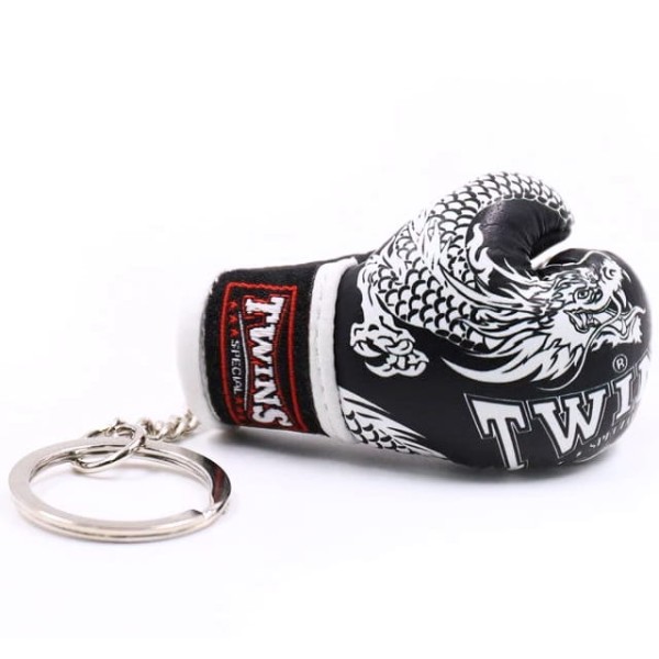 TWINS SPECIAL Breloczek Do Kluczy Rękawica Bokserska FMBG3-49 Dragon Czarno-Biały