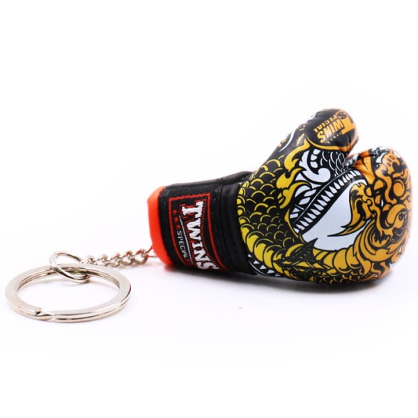 TWINS SPECIAL Breloczek Do Kluczy Rękawica Bokserska FMBG3-52 Dragon Złoto-Biały