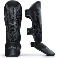 GROUND GAME Ochraniacze Piszczeli i Stopy Lekkie SAMURAI SHADOW Dziecięce