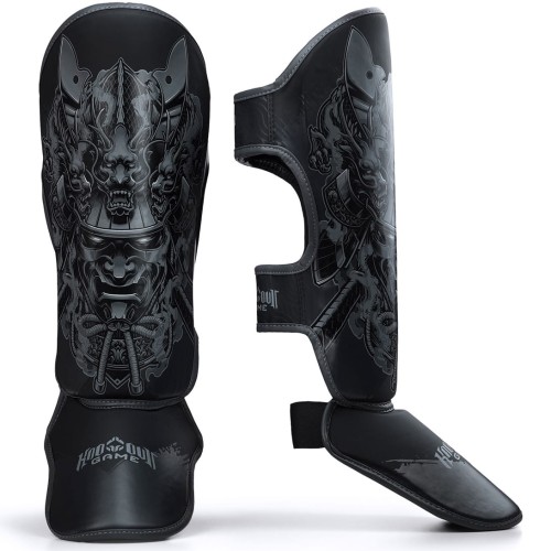 GROUND GAME Ochraniacze Piszczeli i Stopy Lekkie SAMURAI SHADOW Dziecięce