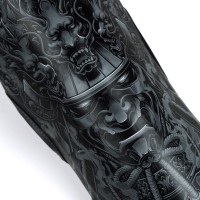 GROUND GAME Ochraniacze Piszczeli i Stopy Lekkie SAMURAI SHADOW Dziecięce