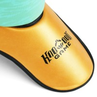 GROUND GAME Ochraniacze Piszczeli i Stopy Lekkie PRIME GREEN Dziecięce